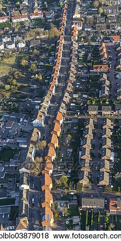 "Aerial view, miner's houses, Gladbeck, Ruhr district, North Rhine-Westphalia, Germany, Europe" View Large Photo Image Stock Photo - "Aerial view, miner's houses, Gladbeck, Ruhr district, North Rhine-Westphalia, Germany, Europe". Fotosearch