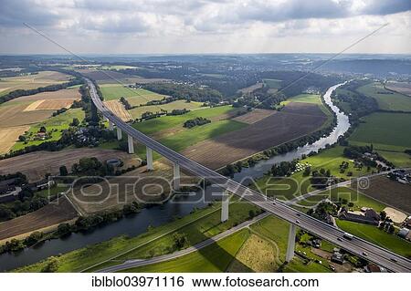 "Aerial view, Mintarder Brucke bridge, Ruhr, Mulheim an der Ruhr, Ruhr district, North Rhine-Westphalia, Germany, Europe" View Large Photo Image Stock Photograph - "Aerial view, Mintarder Brucke bridge, Ruhr, Mulheim an der Ruhr, Ruhr district, North Rhine-Westphalia, Germany, Europe". Fotosearch
