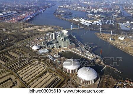 "Aerial view, Moorburg power plant, Moorburg, Hamburg, Hamburg, Germany, Europe" View Large Photo Image Stock Photo - "Aerial view, Moorburg power plant, Moorburg, Hamburg, Hamburg, Germany, Europe". Fotosearch