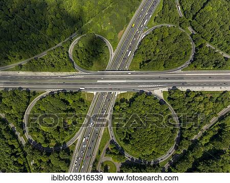 "Aerial view, motorway intersection Oberhausen, A2 and A3 highways, Oberhausen, Ruhr district, North Rhine-Westphalia, Germany, Europe" View Large Photo Image Stock Photo - "Aerial view, motorway intersection Oberhausen, A2 and A3 highways, Oberhausen, Ruhr district, North Rhine-Westphalia, Germany, Europe". Fotosearch