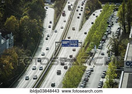 "Aerial view, motorway near Schwabing, Munich, Germany, Europe" View Large Photo Image Stock Image - "Aerial view, motorway near Schwabing, Munich, Germany, Europe". Fotosearch