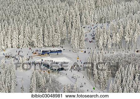 "Aerial view, mountain station of the ski lift in winter, Winterberg, Winterberg, Sauerland, Hochsauerlandkreis, North Rhine-Westphalia, Germany, Europe" View Large Photo Image Stock Image - "Aerial view, mountain station of the ski lift in winter, Winterberg, Winterberg, Sauerland, Hochsauerlandkreis, North Rhine-Westphalia, Germany, Europe". Fotosearch