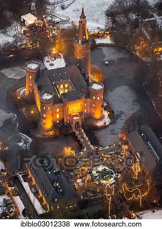"Aerial view, Moyland, Christmas market, Bedburg-Hau, Lower Rhine, North Rhine-Westphalia, Germany, Europe, Moyland, Bedburg-Hau, North Rhine-Westphalia, Germany, Europe" View Large Photo Image Stock Photo - "Aerial view, Moyland, Christmas market, Bedburg-Hau, Lower Rhine, North Rhine-Westphalia, Germany, Europe, Moyland, Bedburg-Hau, North Rhine-Westphalia, Germany, Europe". Fotosearch