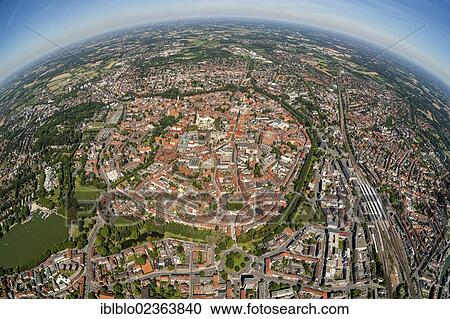 "Aerial view, Muenster, Muenster region, North Rhine-Westphalia, Germany, Europe" View Large Photo Image Stock Image - "Aerial view, Muenster, Muenster region, North Rhine-Westphalia, Germany, Europe". Fotosearch