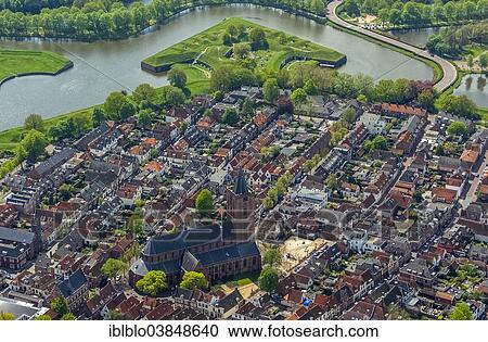 "Aerial view, Naarden, fortified town, Province of North-Holland, Netherlands" View Large Photo Image Stock Image - "Aerial view, Naarden, fortified town, Province of North-Holland, Netherlands". Fotosearch