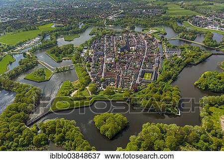 "Aerial view, Naarden, fortified town, Province of North-Holland, Netherlands" View Large Photo Image Stock Photo - "Aerial view, Naarden, fortified town, Province of North-Holland, Netherlands". Fotosearch