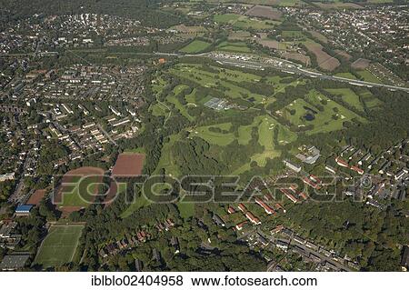 "Aerial view, Nesselrodeweg settlement and Bruchwiesenring circular settlement, Gelsenkirchen Golf Club, Gelsenkirchen-Buer, Ruhr area, North Rhine-Westphalia, Germany, Europe" View Large Photo Image Stock Photo - "Aerial view, Nesselrodeweg settlement and Bruchwiesenring circular settlement, Gelsenkirchen Golf Club, Gelsenkirchen-Buer, Ruhr area, North Rhine-Westphalia, Germany, Europe". Fotosearch