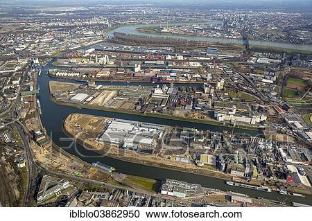 "Aerial view, Neuss Harbour, Rhine, Neuss, Rhineland, North Rhine-Westphalia, Germany, Europe" View Large Photo Image Stock Image - "Aerial view, Neuss Harbour, Rhine, Neuss, Rhineland, North Rhine-Westphalia, Germany, Europe". Fotosearch