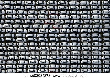 "Aerial view, new cars waiting for transport, at UniKai terminal in the Port of Hamburg, Hamburg, Hamburg, Germany, Europe" View Large Photo Image Stock Photo - "Aerial view, new cars waiting for transport, at UniKai terminal in the Port of Hamburg, Hamburg, Hamburg, Germany, Europe". Fotosearch