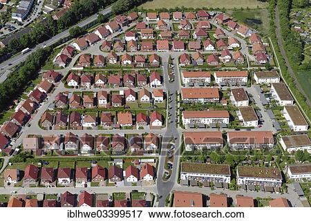 "Aerial view, new urban quarter Boberger Dorfanger, Hamburg, Hamburg, Germany, Europe" View Large Photo Image Stock Photo - "Aerial view, new urban quarter Boberger Dorfanger, Hamburg, Hamburg, Germany, Europe". Fotosearch