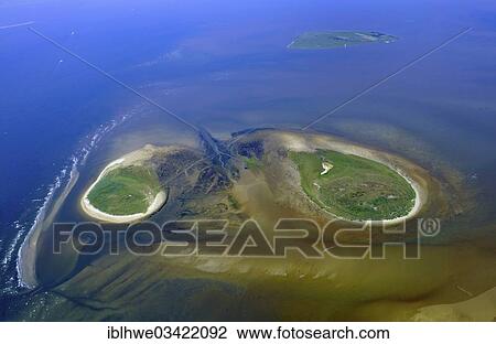 "Aerial view, Nigehoern Island, left, and Scharhoern Island, right, in the Hamburg Wadden Sea, Neuwerk, Hamburg, Hamburg, Germany, Europe" View Large Photo Image Stock Image - "Aerial view, Nigehoern Island, left, and Scharhoern Island, right, in the Hamburg Wadden Sea, Neuwerk, Hamburg, Hamburg, Germany, Europe". Fotosearch
