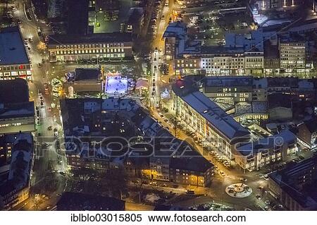 "Aerial view, night shot, Berliner Tor gate with with ice rink, Berliner-Tor-Platz square, Wesel, Wesel, North Rhine-Westphalia, Germany, Europe" View Large Photo Image Stock Photography - "Aerial view, night shot, Berliner Tor gate with with ice rink, Berliner-Tor-Platz square, Wesel, Wesel, North Rhine-Westphalia, Germany, Europe". Fotosearch