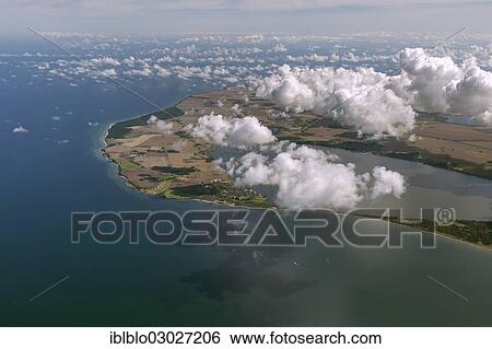 "Aerial view, North Island, northern part of the island of Ruegen near Wittow, with clouds, Rugen, Wittow, Mecklenburg-Western Pomerania, Germany, Europe" View Large Photo Image Stock Photograph - "Aerial view, North Island, northern part of the island of Ruegen near Wittow, with clouds, Rugen, Wittow, Mecklenburg-Western Pomerania, Germany, Europe". Fotosearch