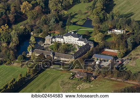 "Aerial view of Heltorf moated castle, Duesseldorf, Rhineland, North Rhine-Westphalia, Germany, Europe" View Large Photo Image Stock Image - "Aerial view of Heltorf moated castle, Duesseldorf, Rhineland, North Rhine-Westphalia, Germany, Europe". Fotosearch