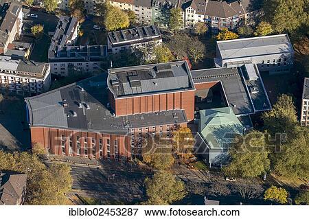 "Aerial view of Schauspielhaus Bochum theatre, Koenigsallee street, Bochum, Ruhr area, North Rhine-Westphalia, Germany, Europe" View Large Photo Image Stock Photo - "Aerial view of Schauspielhaus Bochum theatre, Koenigsallee street, Bochum, Ruhr area, North Rhine-Westphalia, Germany, Europe". Fotosearch