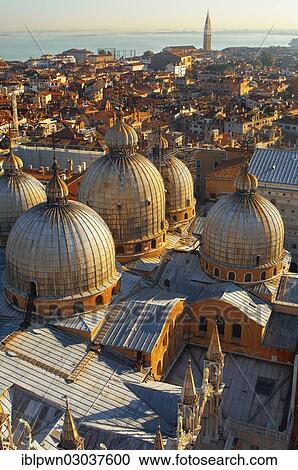 "Aerial view of St Mark's Basilica, Venice, Veneto, Italy, Europe" View Large Photo Image Stock Image - "Aerial view of St Mark's Basilica, Venice, Veneto, Italy, Europe". Fotosearch