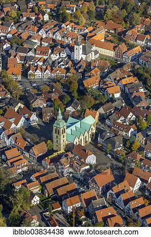 "Aerial view of Weidenbruck with the Parish Church of St. Aegidius and the Franciscan Monastery of Wiedenbrueck, Rheda-Wiedenbruck, North Rhine-Westphalia, Germany, Europe" View Large Photo Image Stock Photo - "Aerial view of Weidenbruck with the Parish Church of St. Aegidius and the Franciscan Monastery of Wiedenbrueck, Rheda-Wiedenbruck, North Rhine-Westphalia, Germany, Europe". Fotosearch