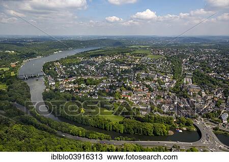 "Aerial view of Werden, Essen, Ruhr district, North Rhine-Westphalia, Germany, Europe" View Large Photo Image Stock Image - "Aerial view of Werden, Essen, Ruhr district, North Rhine-Westphalia, Germany, Europe". Fotosearch