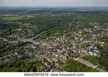 "Aerial view of Werden, Essen, Ruhr district, North Rhine-Westphalia, Germany, Europe" View Large Photo Image Stock Photo - "Aerial view of Werden, Essen, Ruhr district, North Rhine-Westphalia, Germany, Europe". Fotosearch