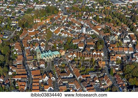 "Aerial view of Wiedenbruck with St. Aegidius Church and the Franciscan Monastery of Wiedenbruck, Rheda-Wiedenbruck, North Rhine-Westphalia, Germany, Europe" View Large Photo Image Stock Image - "Aerial view of Wiedenbruck with St. Aegidius Church and the Franciscan Monastery of Wiedenbruck, Rheda-Wiedenbruck, North Rhine-Westphalia, Germany, Europe". Fotosearch