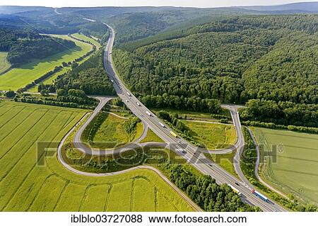 "Aerial view, on-ramps of the A44 motorway Marsberg, Westheim, Marsberg, North Rhine-Westphalia, Germany, Europe" View Large Photo Image Stock Photo - "Aerial view, on-ramps of the A44 motorway Marsberg, Westheim, Marsberg, North Rhine-Westphalia, Germany, Europe". Fotosearch