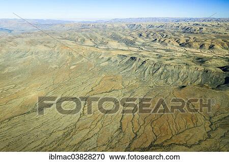 "Aerial view over dry rivers in the Khomas Hochland, Namibia, Africa" View Large Photo Image Stock Image - "Aerial view over dry rivers in the Khomas Hochland, Namibia, Africa". Fotosearch