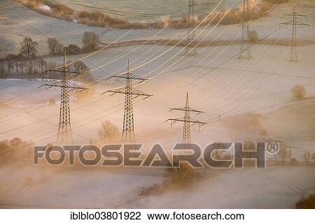 "Aerial view, overhead power lines, Lippeauen, Hamm, Ruhr area, North Rhine-Westphalia, Germany, Europe" View Large Photo Image Stock Image - "Aerial view, overhead power lines, Lippeauen, Hamm, Ruhr area, North Rhine-Westphalia, Germany, Europe". Fotosearch