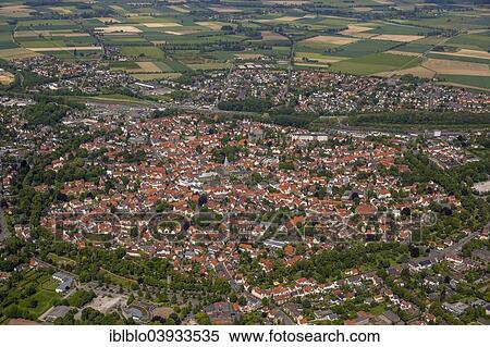 "Aerial view, overview over the city centre, city wall, Soest, North Rhine-Westphalia, Germany, Europe" View Large Photo Image Stock Photography - "Aerial view, overview over the city centre, city wall, Soest, North Rhine-Westphalia, Germany, Europe". Fotosearch