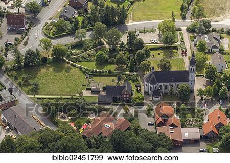 "Aerial view, Parish Church of St. Vitus, Sankt Vit, Rheda-Wiedenbrueck, North Rhine-Westphalia, Germany, Europe" View Large Photo Image Stock Photo - "Aerial view, Parish Church of St. Vitus, Sankt Vit, Rheda-Wiedenbrueck, North Rhine-Westphalia, Germany, Europe". Fotosearch