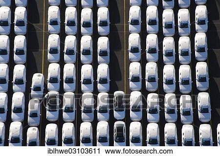 "Aerial view, parking space for vehicles, vehicle logistics, BLG Logistics Group, Bremen, Bremerhaven, Bremen, Germany, Europe" View Large Photo Image Stock Image - "Aerial view, parking space for vehicles, vehicle logistics, BLG Logistics Group, Bremen, Bremerhaven, Bremen, Germany, Europe". Fotosearch