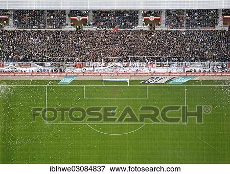 Stock Photo - "Aerial view, penalty area at the derby match between FC St. Pauli and HSV, Hamburger Sportverein, at the Millerntor Stadium, Hamburg, Hamburg, Germany, Europe". Fotosearch