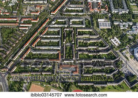 "Aerial view, perimeter block development in the Hansa quarter, Hansaviertel, Rostock, Mecklenburg-Western Pomerania, Germany, Europe" View Large Photo Image Stock Photo - "Aerial view, perimeter block development in the Hansa quarter, Hansaviertel, Rostock, Mecklenburg-Western Pomerania, Germany, Europe". Fotosearch