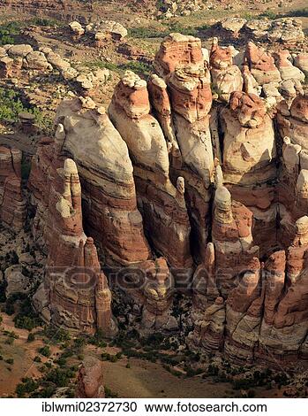 "Aerial view, pinnacles of the Needles District, Canyonlands National Park, Utah, USA" View Large Photo Image Stock Image - "Aerial view, pinnacles of the Needles District, Canyonlands National Park, Utah, USA". Fotosearch