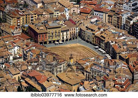"Aerial view, Placa Major, market square, historic centre, Vic, Catalonia, Spain, Europe" View Large Photo Image Stock Photograph - "Aerial view, Placa Major, market square, historic centre, Vic, Catalonia, Spain, Europe". Fotosearch