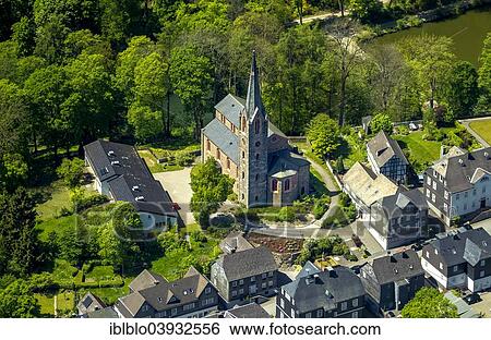 "Aerial view, Protestant church, Bad Berleburg, North Rhine-Westphalia, Germany, Europe" View Large Photo Image Stock Photograph - "Aerial view, Protestant church, Bad Berleburg, North Rhine-Westphalia, Germany, Europe". Fotosearch