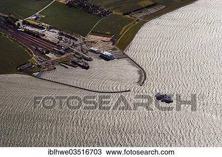 "Aerial view, Puttgarden ferry port, Puttgarden, Fehmarn Island, Schleswig-Holstein, Germany, Europe" View Large Photo Image Stock Image - "Aerial view, Puttgarden ferry port, Puttgarden, Fehmarn Island, Schleswig-Holstein, Germany, Europe". Fotosearch