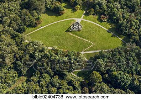 "Aerial view, pyramid in the Vonderort Park, Gesundheitspark Quellenbusch park, Bottrop, Ruhr area, North Rhine-Westphalia, Germany, Europe" View Large Photo Image Stock Photo - "Aerial view, pyramid in the Vonderort Park, Gesundheitspark Quellenbusch park, Bottrop, Ruhr area, North Rhine-Westphalia, Germany, Europe". Fotosearch