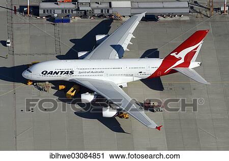"Aerial view, Qantas Airbus A380 before delivery from the factory, Finkenwerder Airport, Finkenwerder, Hamburg, Hamburg, Germany, Europe" View Large Photo Image Stock Image - "Aerial view, Qantas Airbus A380 before delivery from the factory, Finkenwerder Airport, Finkenwerder, Hamburg, Hamburg, Germany, Europe". Fotosearch