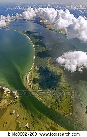 "Aerial view, Rassower Strom, the passage between Hiddensee and Ruegen, trough, Vitter Bodden, bow, clouds, Schaprode on the island of Ruegen, Rugen, Schaprode, Mecklenburg-Western Pomerania, Germany, Europe" View Large Photo Image Stock Image - "Aerial view, Rassower Strom, the passage between Hiddensee and Ruegen, trough, Vitter Bodden, bow, clouds, Schaprode on the island of Ruegen, Rugen, Schaprode, Mecklenburg-Western Pomerania, Germany, Europe". Fotosearch