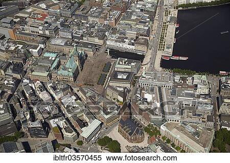 "Aerial view, Rathausmarkt square, Hamburg, Hamburg, Germany, Europe" View Large Photo Image Stock Photography - "Aerial view, Rathausmarkt square, Hamburg, Hamburg, Germany, Europe". Fotosearch