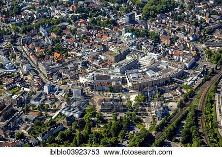 "Aerial view, Recklinghausen Arcaden, shopping centre, Recklinghausen, Ruhr Area, North Rhine-Westphalia, Germany, Europe" View Large Photo Image Stock Image - "Aerial view, Recklinghausen Arcaden, shopping centre, Recklinghausen, Ruhr Area, North Rhine-Westphalia, Germany, Europe". Fotosearch