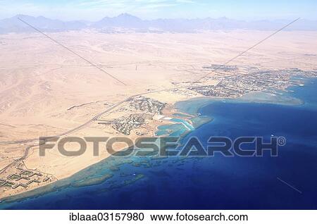 "Aerial view, Red Sea, Hurghada, Red Sea Governorate, Egypt, Africa" View Large Photo Image Stock Image - "Aerial view, Red Sea, Hurghada, Red Sea Governorate, Egypt, Africa". Fotosearch