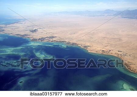 "Aerial view, Red Sea, Hurghada, Red Sea Governorate, Egypt, Africa" View Large Photo Image Stock Photo - "Aerial view, Red Sea, Hurghada, Red Sea Governorate, Egypt, Africa". Fotosearch