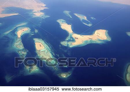 "Aerial view, Red Sea, off Hurghada, Egypt, Africa" View Large Photo Image Stock Photography - "Aerial view, Red Sea, off Hurghada, Egypt, Africa". Fotosearch