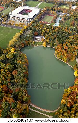 "Aerial view, RheinEnergieStadion stadium and Adenauerweiher lake, Cologne, Rhineland, North Rhine-Westphalia, Germany, Europe" View Large Photo Image Stock Photo - "Aerial view, RheinEnergieStadion stadium and Adenauerweiher lake, Cologne, Rhineland, North Rhine-Westphalia, Germany, Europe". Fotosearch