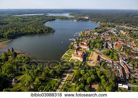 "Aerial view, Rheinsberg with Schloss Rheinsberg Castle and Glienericker See Lake, Mecklenburg Lake District, Rheinsberg, Brandenburg, Germany, Europe" View Large Photo Image Stock Photo - "Aerial view, Rheinsberg with Schloss Rheinsberg Castle and Glienericker See Lake, Mecklenburg Lake District, Rheinsberg, Brandenburg, Germany, Europe". Fotosearch