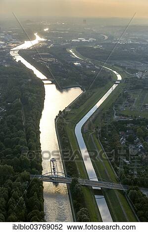 "Aerial view, Rhine-Herne Canal and the Emscher River, Essen, North Rhine-Westphalia, Germany, Europe" View Large Photo Image Stock Image - "Aerial view, Rhine-Herne Canal and the Emscher River, Essen, North Rhine-Westphalia, Germany, Europe". Fotosearch