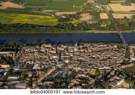 "Aerial view, Rhone River, historic historic centre and Romanesque church of Saint-Andeol, Bourg-Saint-Andeol, Rhone-Alpes, France, Europe" View Large Photo Image Stock Image - "Aerial view, Rhone River, historic historic centre and Romanesque church of Saint-Andeol, Bourg-Saint-Andeol, Rhone-Alpes, France, Europe". Fotosearch