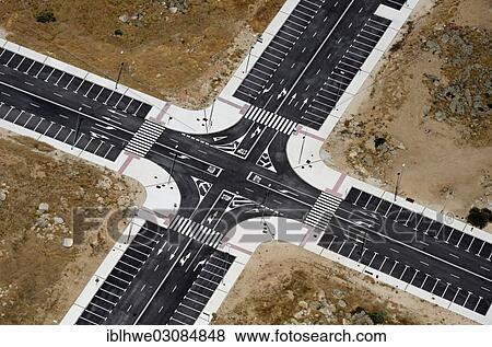 "Aerial view, road junction, roads in a development area, Avila, Kastilien Leon, Spain, Europe" View Large Photo Image Stock Photo - "Aerial view, road junction, roads in a development area, Avila, Kastilien Leon, Spain, Europe". Fotosearch