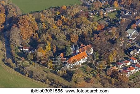 "Aerial view, Romanesque abbey church of St. Mary and St. Andrew, Lippstadt-Cappel, Cappel, Lippstadt, North Rhine-Westphalia, Germany, Europe" View Large Photo Image Stock Photography - "Aerial view, Romanesque abbey church of St. Mary and St. Andrew, Lippstadt-Cappel, Cappel, Lippstadt, North Rhine-Westphalia, Germany, Europe". Fotosearch